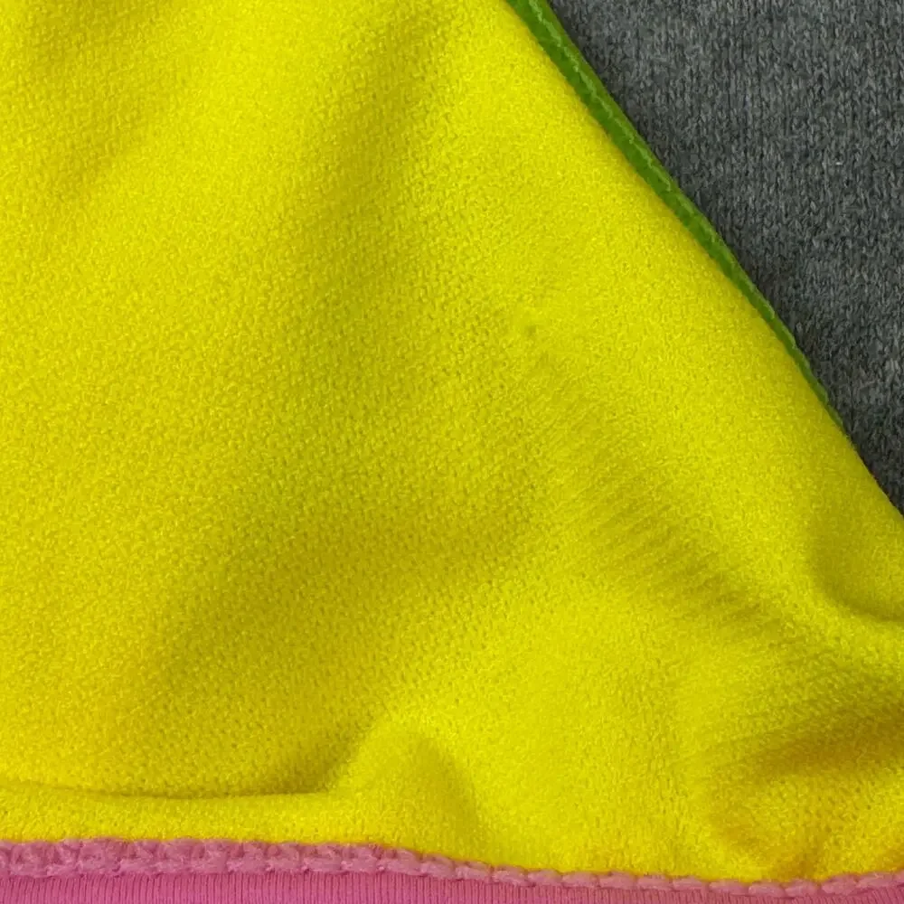 NWT Juicy Couture Girls Yellow Spell Out One Piece Swimsuit Size 16